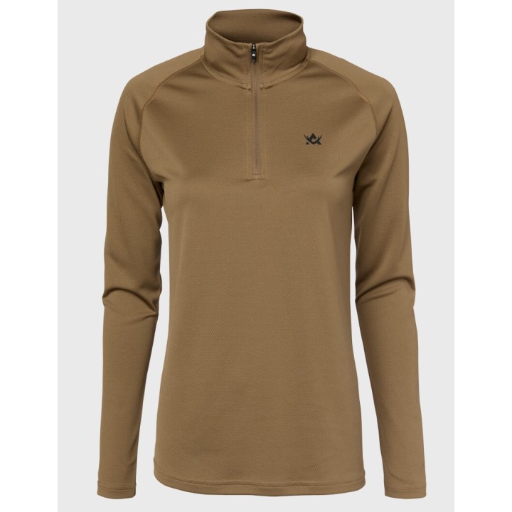 Alaska CoolDry Ws Half Zip Gravel Women's Technical Shirt
