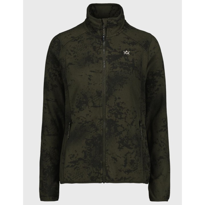 Alaska Kodiak Ws Night Green Blur Women's Lightweight Fleece