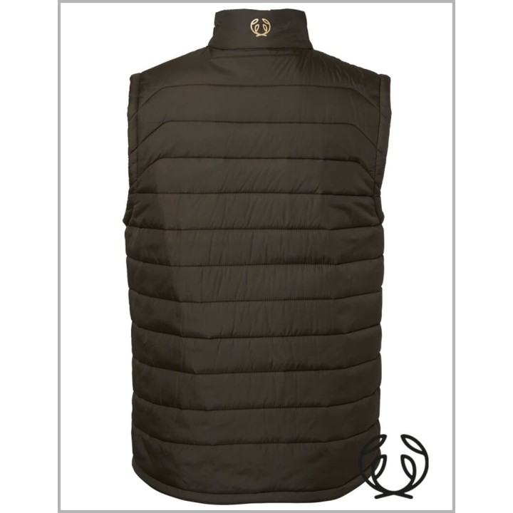 Chevalier Quintin Padded Leather Brown – zateplená kožená vesta