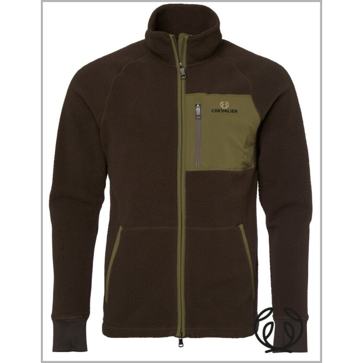 Pax Light Pile Jacket Men's Leather Brown Lightweight Fleece
