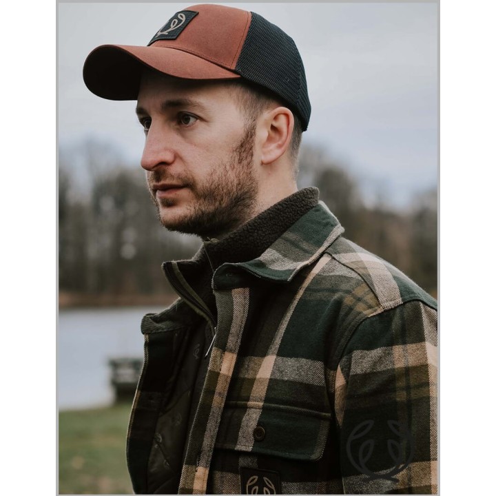 Chevalier Symbol Oiler Cap Burgundy baseball cap