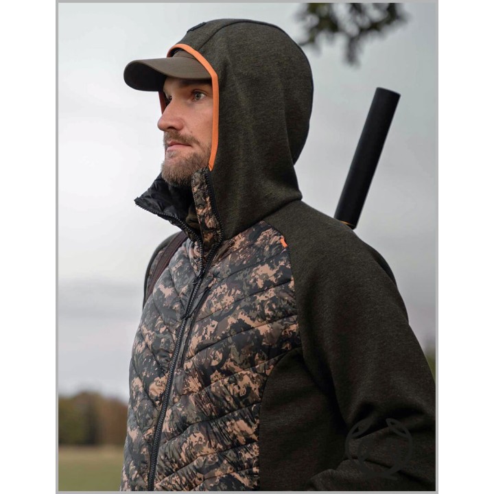 Chevalier Hunter Hybrid Antler Camouflage Quilted Sweatshirt