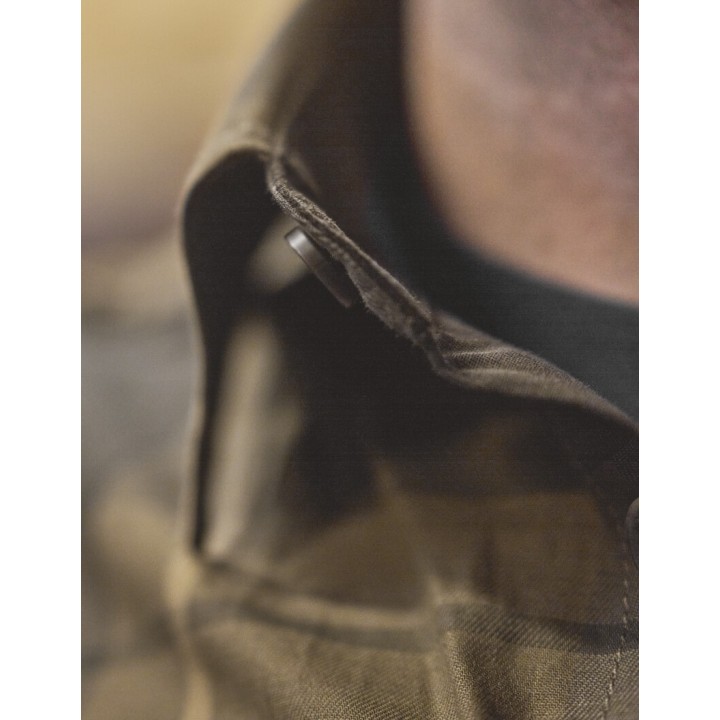 Harkila Hemd „Akse“ in Willow Green, 98 % Baumwolle