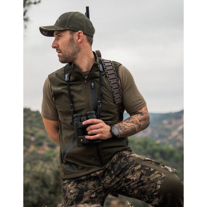 Seeland Apex Merino Pine Green T-shirt, 35% wool
