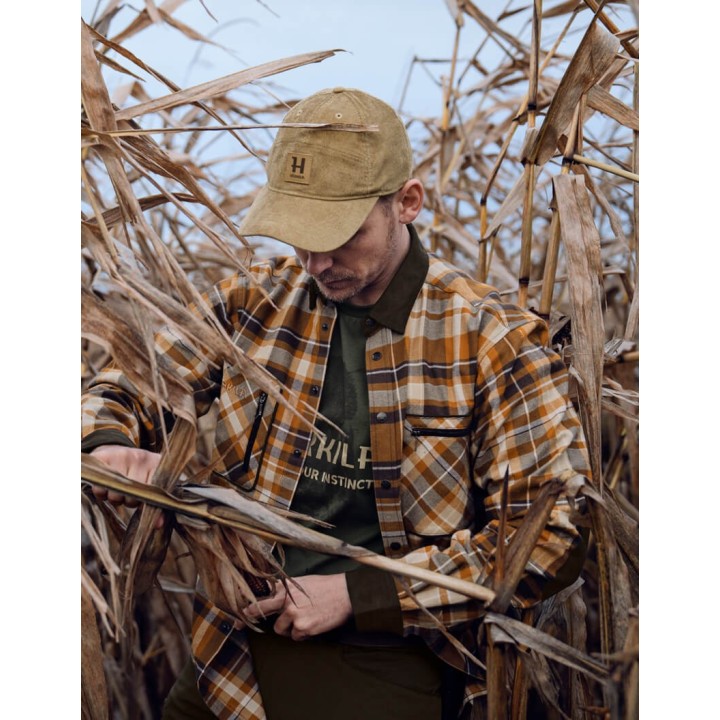 Harkila Pajala cornstalk check — теплая фланелевая рубашка