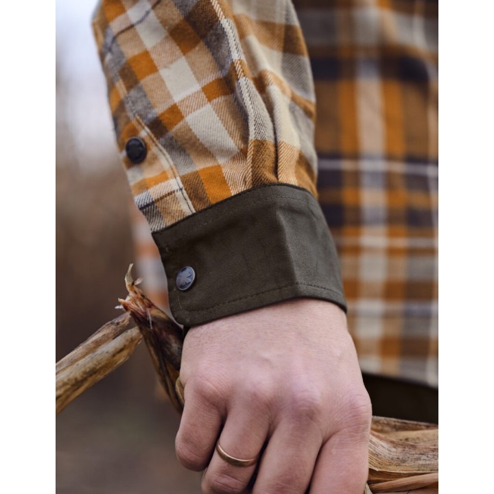 Harkila Pajala cornstalk check — теплая фланелевая рубашка