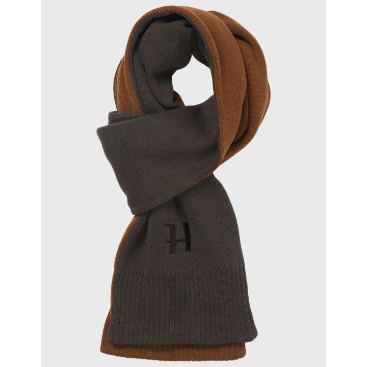 Harkila Szalik dwustronny Shadow brown Rustique clay