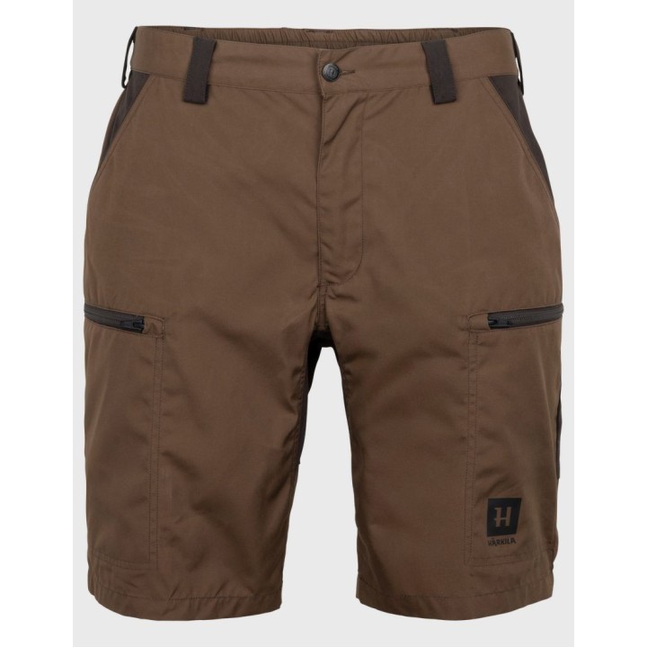 Harkila Fjell Shorts Dark earth Shadow brown – odolné letní šortky