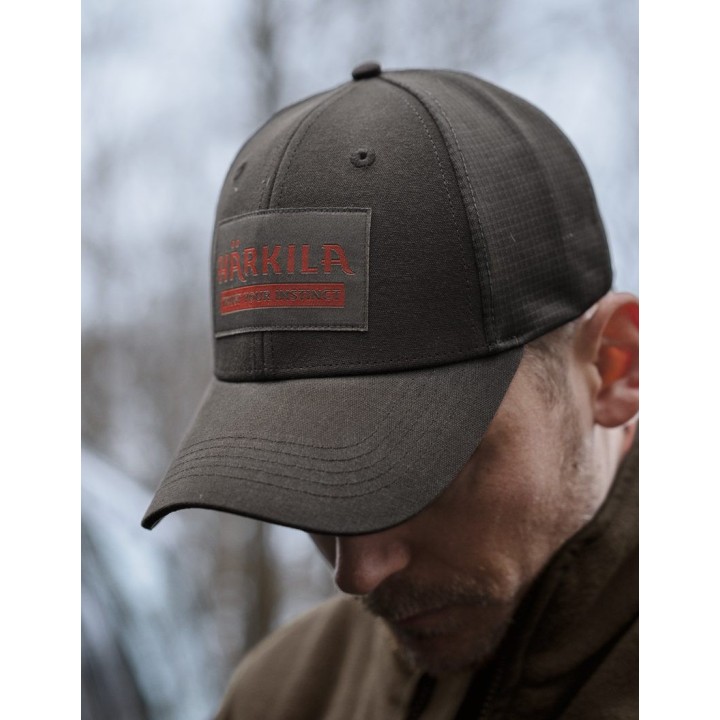 Harkila Logo Cap, Farbe: Shadow Brown – Baseballkappe