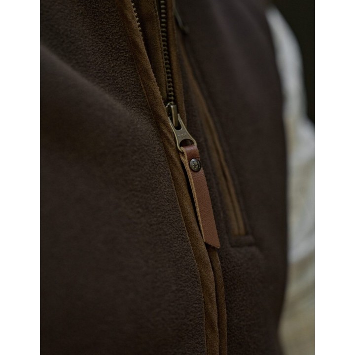 Harkila Sandhem Sherpa demitasse brown ciepła kamizelka