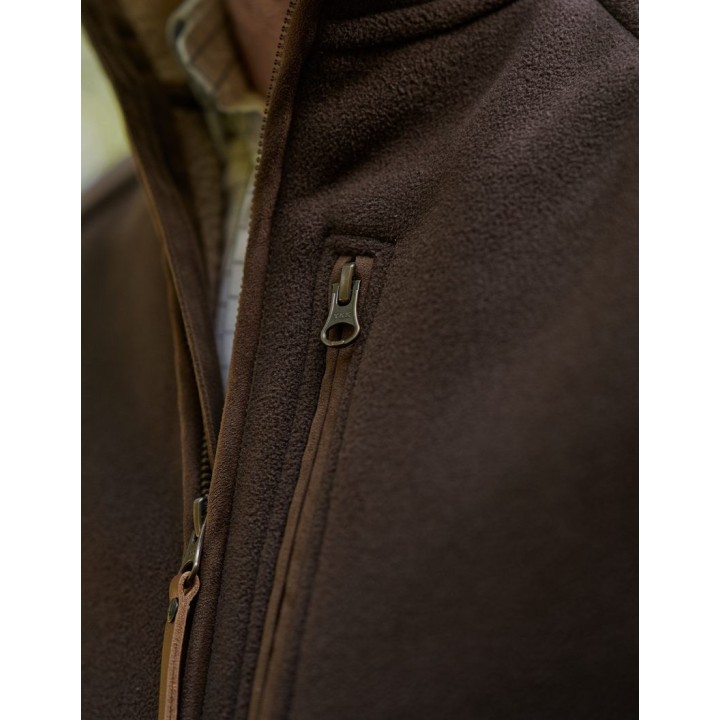 Harkila Sandhem Sherpa demitasse brown ciepła kamizelka