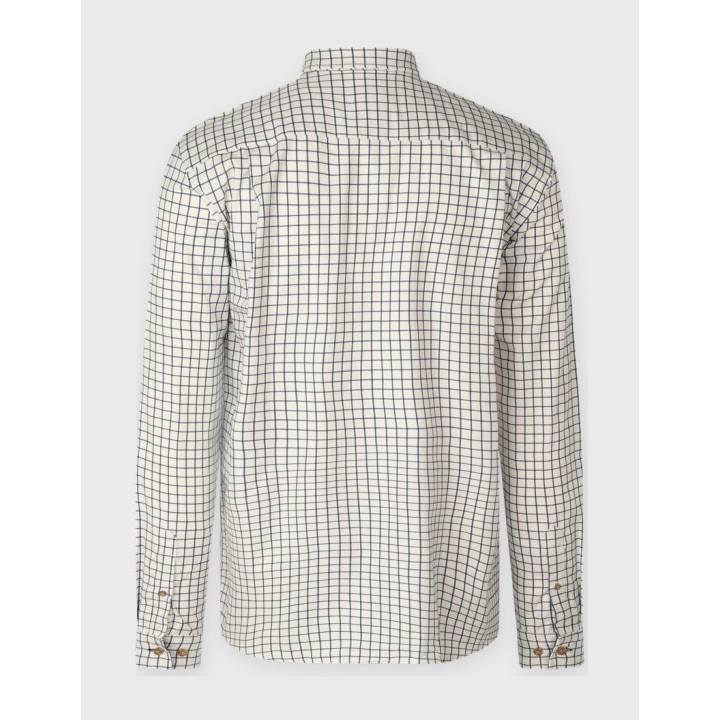 Seeland Oxford Shirt, dark sapphire check, cotton shirt