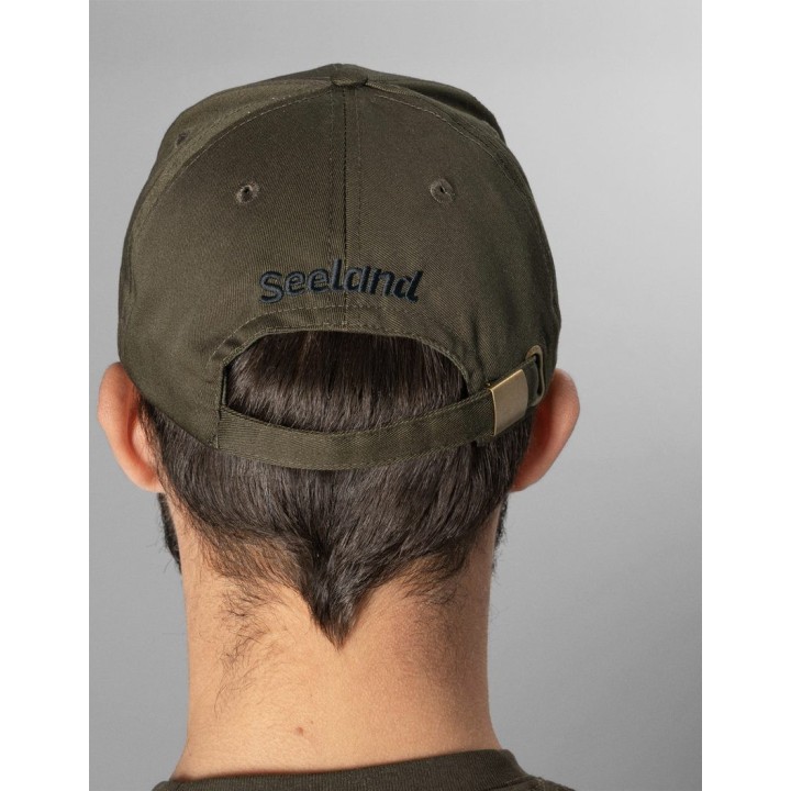 Seeland Marl pine green letnia czapka z daszkiem