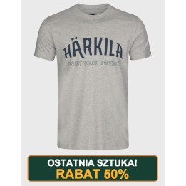 Harkila Modi Melange S/S hellgrau - Sommer-T-Shirt 100% Baumwolle