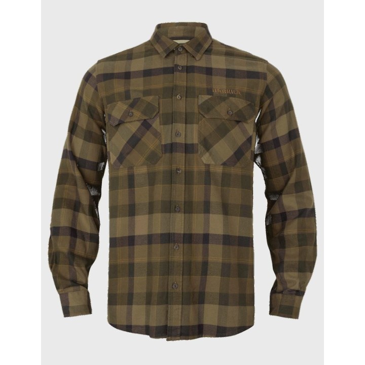 Harkila Asmund Beech Green Check 100% Cotton