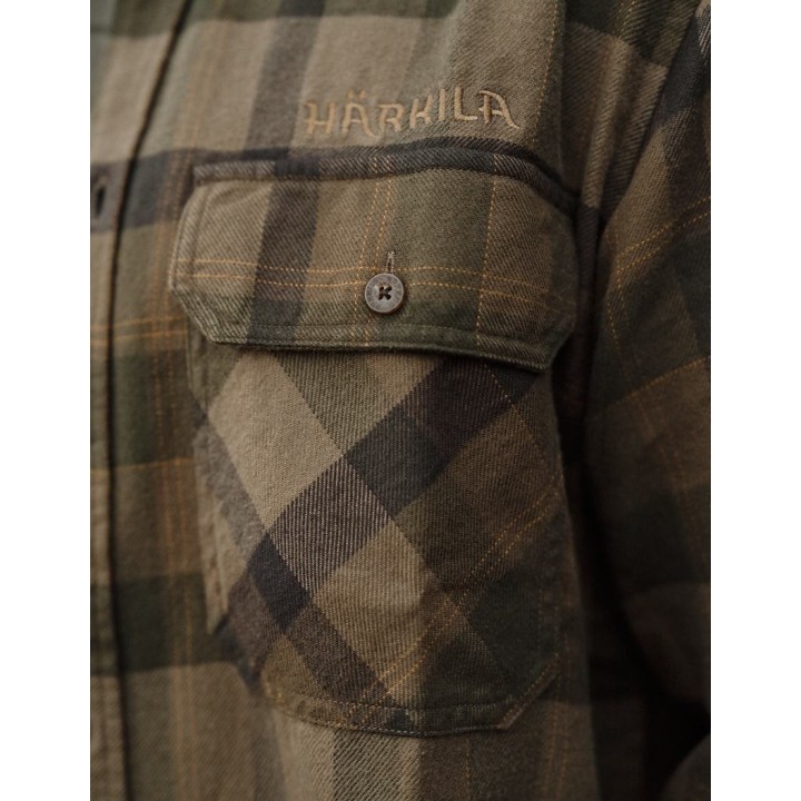 Harkila Asmund Beech Green Check 100% Cotton