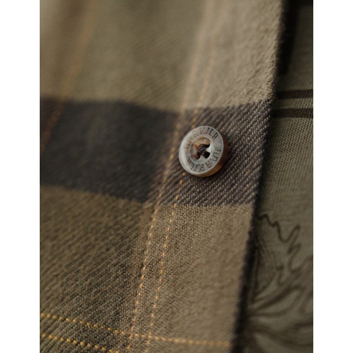 Harkila Asmund Beech Green Check 100% Cotton
