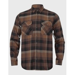 Harkila Asmund Rust brown check 100% bawełna
