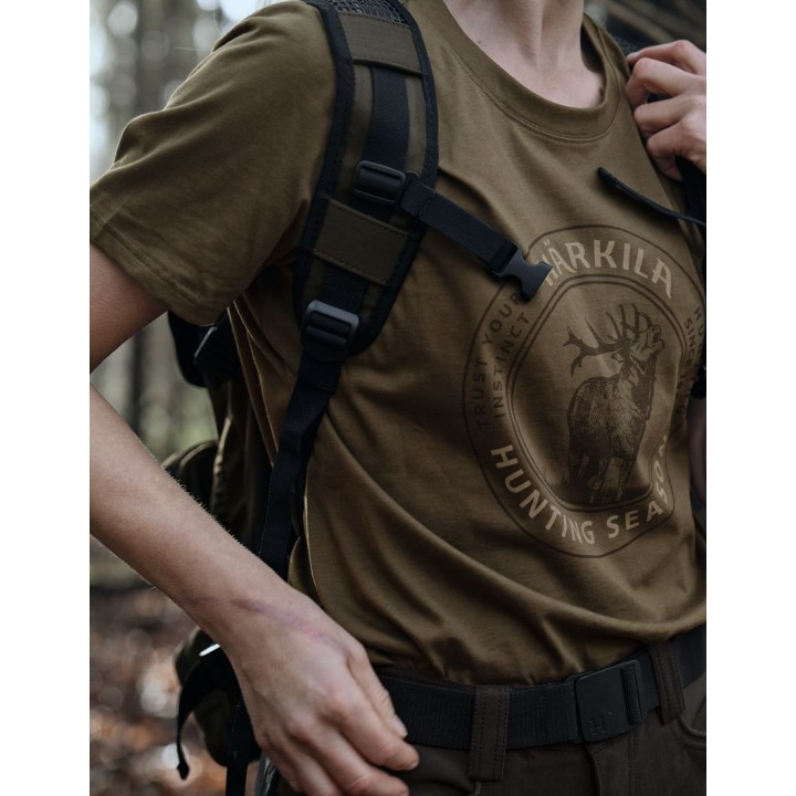 Женская футболка Härkila Stag Badge с изображением оленя
