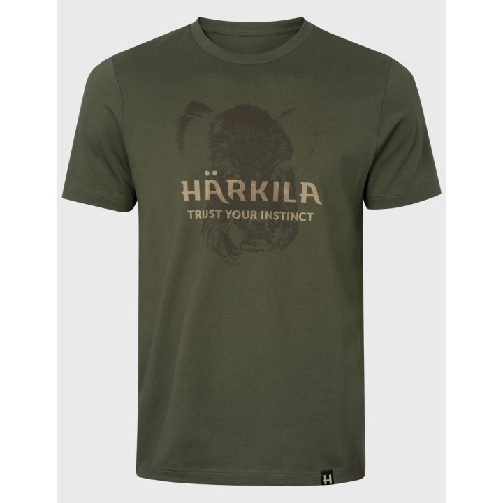 Tričko Härkila Wildboar Logo – pánské lovecké tričko