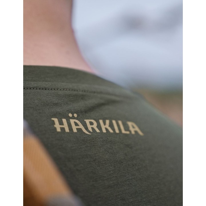 Tričko Härkila Wildboar Logo – pánské lovecké tričko