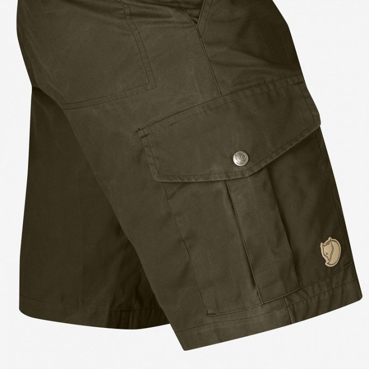 Short Karl Pro olive foncé - szorty Fjallraven z G-1000®
