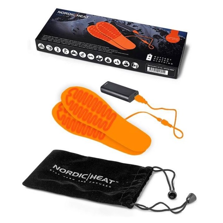 Warming shoe inserts + 2 5000 mAh powerbanks