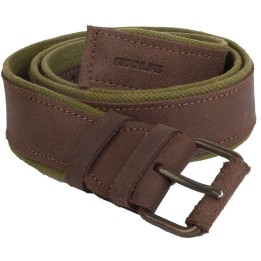 Forest - fabric and leather trouser belt