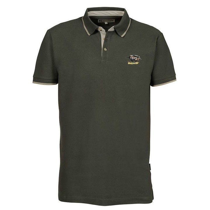 Polo - bawełniana koszulka z dzikiem ROZMIARY S-3XL