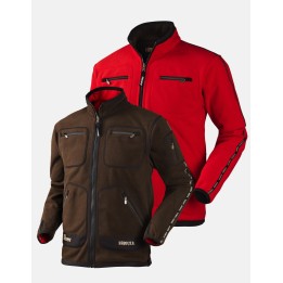 Kamko red/brown - dwustronny polar Windstopper®