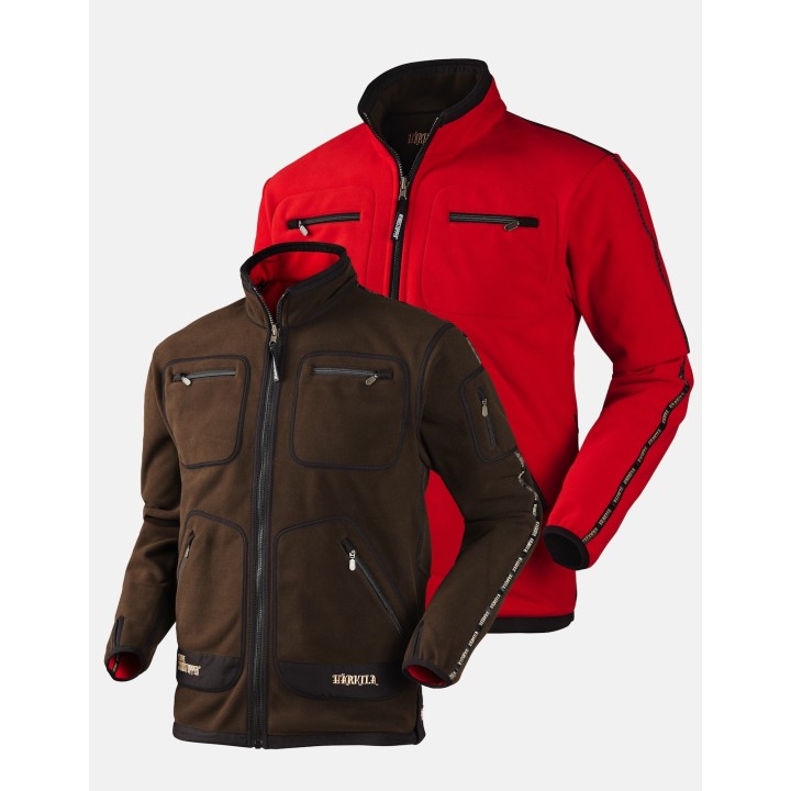 Kamko red/brown - dwustronny polar Windstopper®