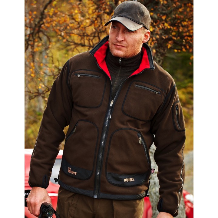 Kamko red/brown - dwustronny polar Windstopper®