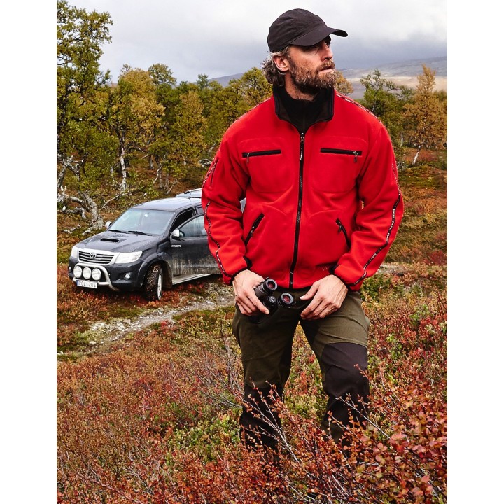 Kamko red/brown - dwustronny polar Windstopper®