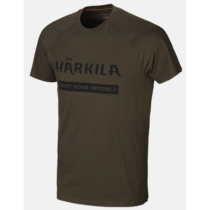 Koszulki letnie Logo 2-pak willow green / slate brown do 5XL!