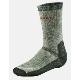 Harkila Expedition Wintersocken 63% Merinowolle - grün