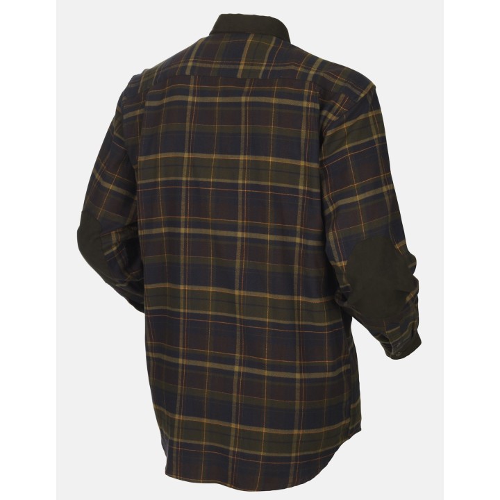 Pajala mellow brown - warmes Flanellhemd Größe bis 5XL!