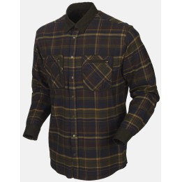 Pajala mellow brown - warmes Flanellhemd Größe bis 5XL!