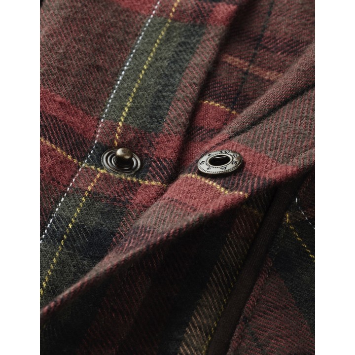 Pajala rouge à carreaux - chemise chaude en flanelle taille DO 5XL !