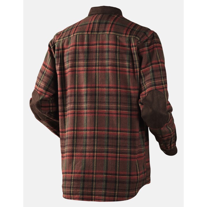 Pajala piros kockás - meleg flanel ing DO 5XL méret!