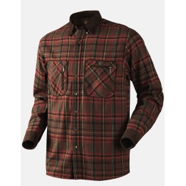 Pajala red check - ciepła flanelowa koszula rozm DO 5XL!