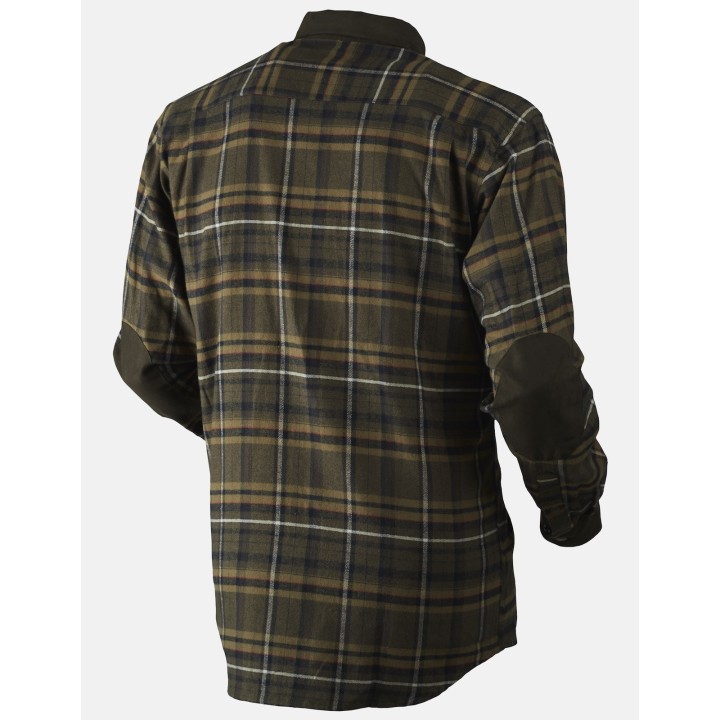 Pajala willow green - ciepła flanelowa koszula rozm do 5XL!