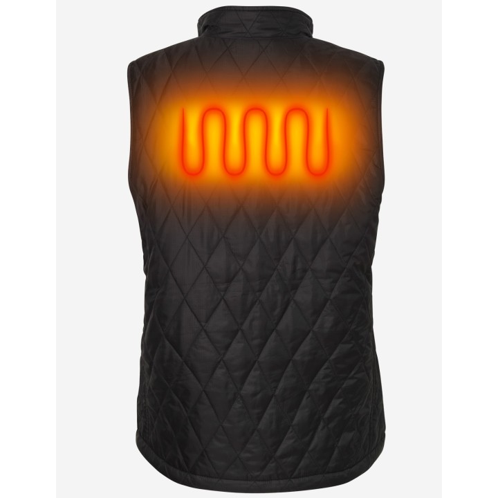 Quilted heating vest - women's
