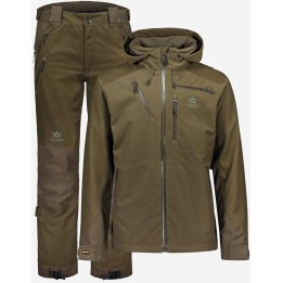 Superior II Ms moss brown - ensemble de vêtements de chasse pour toute l'année avec membrane RainStop®