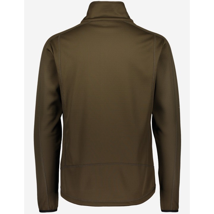 Juneau braun - Stretch-Feinfleece GRÖSSEN BIS 4XL!
