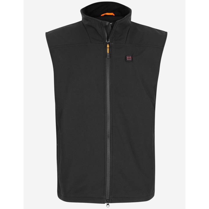 Gilet chauffant softshell noir - hommes ROZM TO 3XL !