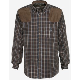 Sologne - cotton shirt shoulder reinforcement