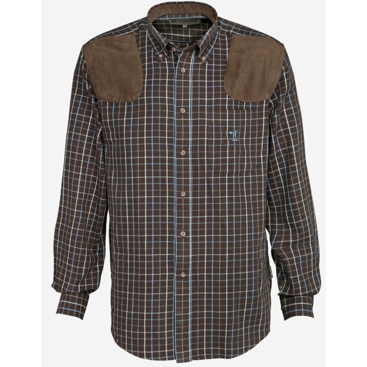 Sologne - Chemise en coton avec renfort d'épaule