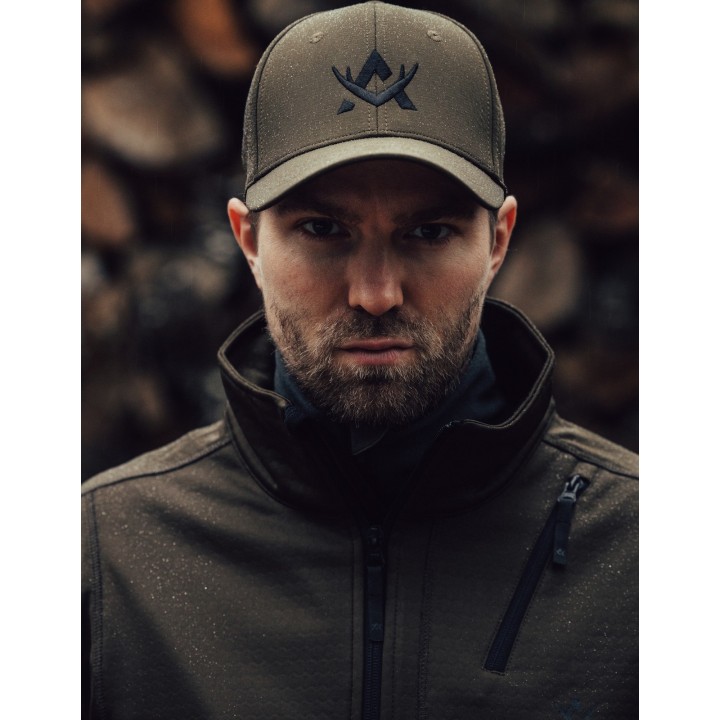 Juneau brown - strečový jemný fleece VELIČINY DO 4XL!