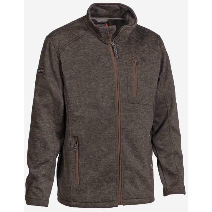 Mouflon - pull déboutonné avec doublure en polaire