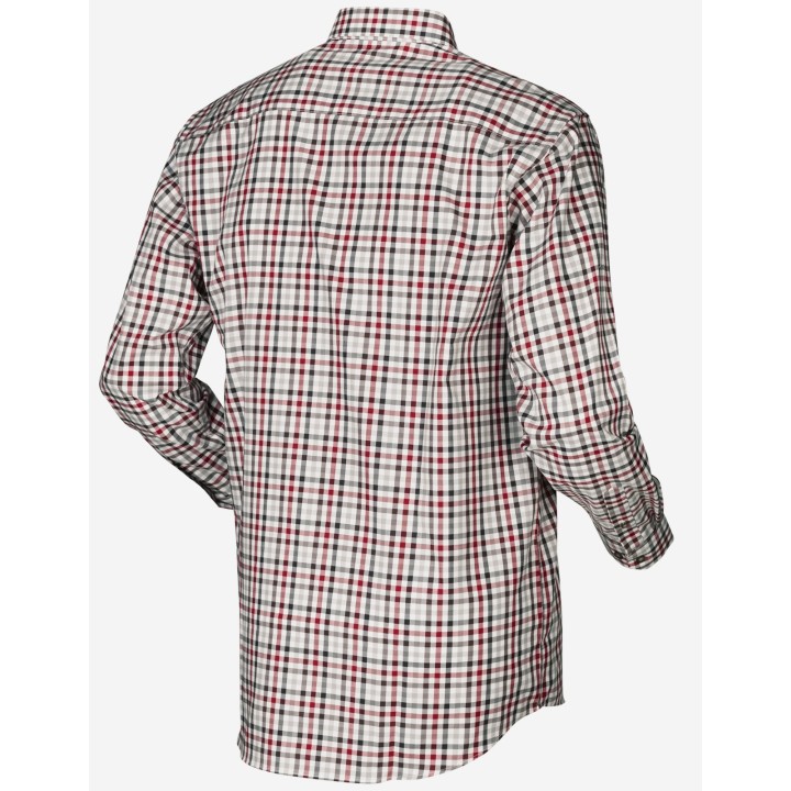 Milford jester red check - Easy iron cotton shirt ROZM L
